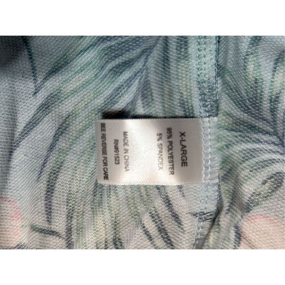 Macy’s Roudelain NEW size XL pajama set - tank/shorts Agatha tropical print - Picture 4 of 6